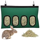 Heutasche, Heuraufe Kaninchen, Heuraufe Meerschweinchen, Meerschweinchen Heuraufe, Kaninchen Heuraufe, Hängende Heufuttertasche Tasche, Heutasche Futtersack für Hase, Chinchilla, Hamster, Kleine Tiere