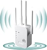 WLAN Verstärker WLAN Repeater mit Repeater/AP/Router Modus,WiFi Verstärker 1200Mbit/s 5GHz+2.4GHz,WiFi Repeater mit Ethernet Port,Easy Setup,Kompatibel zu Allen WLAN Geräten (O5H9)