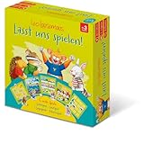 Leo Lausemaus: Lasst Uns Spielen! – Spielesammlung für Kinder ab 3 Jahren inklusive 5 Brettspiele: Memo-, Lege- und Leiterspiel, Spielesammlung Klassiker für 2-4 Spieler