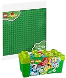 LEGO Duplo 2er Set: 10913 Steinebox & 2304 Große Bauplatte, grün