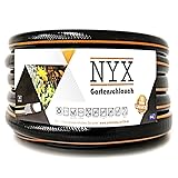 Gartenschlauch 3/4' NYX Premium 10 Jahre Garantie 4 lagig Wasserschlauch Bewässerungsschlauch schwarz/orange (20)