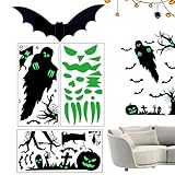 Ghost Decals für Fenster, Wandaufkleber für Halloween | Gothic Fensteraufkleber, Ferienhaus für Partys, Kinderzimmer