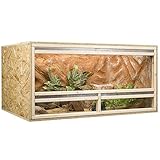 OSB Terrarium, Holzterrarium 120x60x60 cm mit Frontbelüftung