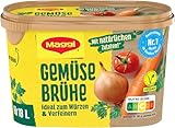 Maggi Gemüse Brühe, Universal-Würzmittel mit natürlichen Zutaten, 1er Pack (1 x 288g)