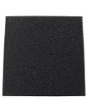 gws Filterschaum in schwarz oder blau – 50x50 cm, 2,3,5 cm Stärke, 10,20,30 PPI (Schwarz 20PPI, 50x50x3cm)