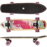 RAVEN Longboard Skateboard für Kinder Erwachsene Jungen Mädchen | Aluminium Trucks | PU Räder | ABEC-9 Chrome Kugellager | (Cascada)