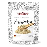 vinativo Hefeflocken – Nährhefe vegan und glutenfrei – 700g – veganer Käseersatz – Premium Qualität – zum Kochen, Backen