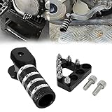 Motorrad Schalthebel und Bremshebel Schrittspitze Kit,Hinten Bremspedal Schalthebelpedal für 125-530cc SX EXC XCF XC XCW SXF SMR 690SMCR 690ENDURO SUPERMOTOR-Schwarz