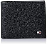 Tommy Hilfiger Herren Th Flag Mini Cc Wallet Am0Am13518 Faltbare Brieftasche, Black (Black)