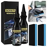 2PCS Schneller Kratzerentferner für Autos, Tiefen Kratzer Reparatur Creme, Auto Kratzerentferner Paste mit Anti-Kratzer Schutz, Effektive Entfernung von Kratzern, für Auto Verschiedene Oberflächen