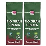 Espresso Colonia - Bio Gran Crema - ganze Bohne 2 x 1000g