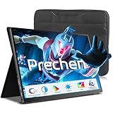 Tragbarer Monitor Touchscreen,14 Zoll 1920X1200 IPS Touchscreen mit Schutztasche, Reisemonitor mit Lausprecher & Lautsprecher, 100% sRGB HDMI USB C CNC Externe Monitore für Windows Laptop PC
