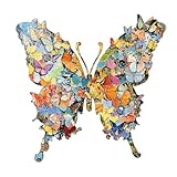 Holzpuzzle für Erwachsene, 162 oder 118 Teile Schmetterling Puzzle Anti-Stress | Für Hobby Party Meetings Lernen Zuhause Familie Gehirntest Vorschulalter Stress