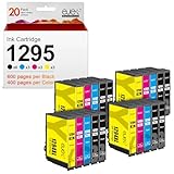 ejet T1295 Multipack Druckerpatronen Kompatibel für Epson T1295 T1291 T1292 T1293 T1294 Workforce WF-3520 WF-3540 WF-7525 WF-7515 Stylus SX235W SX425W SX435W SX445W SX535WD BX630FW 20er-Pack