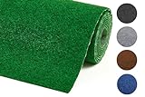 Misento Kunstrasen Outdoor mit Noppen - wetterfest und pflegeleicht - geeignet als Balkon Teppich oder Rasenteppich - einfach zu verlegen 200 x 400 cm Grün
