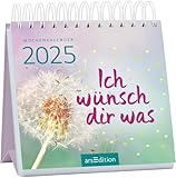 Mini-Wochenkalender Ich wünsch dir was 2025