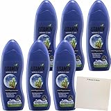 usy Bundle für Litamin Bad Blauer Traum Duftöl-Pflegeschaumbad 6er Pack (6x750ml Flasche) + usy Block