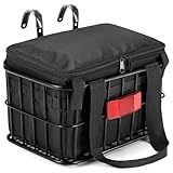 CDYWD Fahrradkorb Vorne für Herren & Damen, Groß Lenkerkorb Fahrrad mit Herausnehmbarer Innentasche, Korb Fahrrad Vorne für Ebike, Scooter, Mountainbike, Citybike, Cruiser