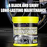 senmew Tire Maintenance and Coating Paste, Tire Shine Carfidant, Tire Coating, Wheel Shine for Car Tires, Long Lasting Tire Shine Wax,Easy to Apply,Quick Drying (1PC)