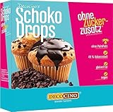 DECOCINO SchokoDrops – 75 g – Schokoladen Drops mit 49% Kakaoanteil, zum Verzieren von Kuchen, Cupcakes & Torten – ohne Palmöl, vegan & glutenfrei