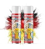 BRESTOL® GRAFFITI ENTFERNER 2x 400 ml Spray - Graffitilöser Farbabbeizer Farblöser Farbentferner Lackentferner Lacklöser Lasurlöser Lasurentferner Dispersionsmittel Abbeizmittel Abbeizer