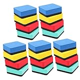 Uonlytech 20 Stück Magnetische Whiteboard Radierer aus Filz für Trockene für Büro Schule und Zuhause Einfache Handhabung Leicht und Waschbar