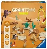 Ravensburger GraviTrax Junior Extension Desert - Erweiterbare Kugelbahn für Kinder, Murmelbahn überwiegend aus nachwachsenden Rohstoffen mit Lernspielzeug und Konstruktionsspielzeug ab 3 Jahren