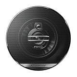 Pioneer TS-G1030F 3-Weg-Koaxiallautsprecher für Autos (210 W), 10 cm, kraftvoller Klang, IMPP-Membran für optimalen Bass, 30 W Eingangsnennleistung, 43 mm Einbautiefe, schwarz, 2 Lautsprecher