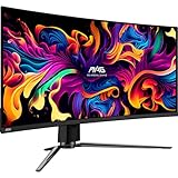 MSI MAG 341CQPDE QD-OLED 34' UWQHD Curved Gaming Monitor - 1800R, 3440 x 1440 Quantum Dot OLED Panel, 175Hz / 0.03ms, 99% DCI-P3, ΔE≤2, DisplayHDR True Black 400, KVM - DP 1.4a, HDMI 2.1