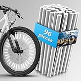 AIUNBEST Speichenreflektoren Fahrrad 96 Stück, Fahrrad Reflektoren für Speichen Fahrrad Zubehör Ersatz für Katzenaugen Fahrrad Kinder speichenreflektoren Fahrrad Kinder