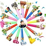 beejune 20 Stück tröten Kindergeburtstag, Party tröte, partytröte, für Geburtstagsfeier, Kinder Party, Bankett, Graduierung(Zufällige Farbe)