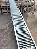 Edelstahl-Förderer – vielseitig für Lagerhäuser, Fabriken, Holzbearbeitung und DIY-Projekte, 40,6 cm Breite, 3 m Länge und effiziente Materialhandhabungslösung