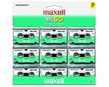 Maxell Microcassettes (9er Pack), Schwarz, 60 Min.