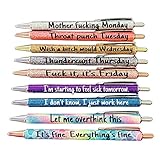 ArtsPavilion Sieben Tage die Woche, die Stimmung, die Stimmung, Sieben witzige Stifte, der Geruch von Kugelschreibern, die eine Woche lang fluchen. 9pcs