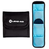 LENS-AID Filtertasche für Rundfilter mit Fächer für Filter bis 82mm, Aufbewahrungstasche für Polfilter, UV-Filter, Kamera Deckel etc.
