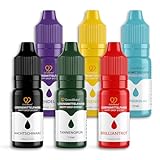 GoodBake Lebensmittelfarbe Weihnachten, 6er Set, hochkonzentriert & zuckerfrei, hochpigmentiert - für Getränke, Torten, Slime & Co. - 6 x 11ml (66ml)