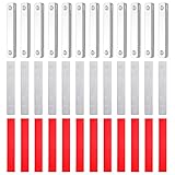 CENPEK 12 magnetische Fenstergitter, stanzfreie Universal-Befestigungsklammern für Netzvorhänge, Türvorhänge, Insektennetz (weiß)