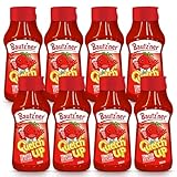 Bautz'ner - Quetch´up Tomaten Ketchup für Kinder 8x500ml im Set - Zucker- & salzreduziertes Tomaten Ketchup ohne Zusatz von Geschmacksverstärkern & Konservierungsstoffen, vegan, gluten- & laktosefrei
