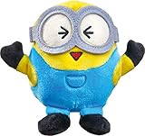 Schmidt Spiele Minions, lachender Bob, Plüschfigur, 14 cm