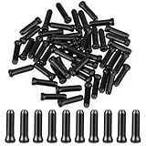 salbsever 50 Stück Bowdenzug Endkappe, Endkappe Bremszug für Bremsseil Schaltseil, Bowdenzug Endkappe Kabelendhülsen Fahrrad Endhülsen Schaltzug, Fahrrad Bremskabel Kappen, für Mountainbikes