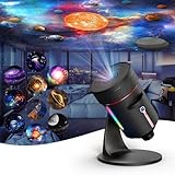 VanSmaGo 8th Gen Sternenhimmel Galaxy Projektor, Galaxy Planetarium Star Projector, HD Picture Night Light Sternenprojektor, 360° Rotating Mist with Adjustable Button and Timer [Energy Class C]