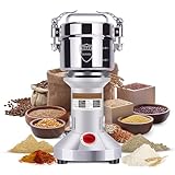 Goldtouch GetreidemüHle Elektrische 550g 2000W Electric Grain Mill 28000U/min 304 Edelstahl Kommerzieller Motor mit Überlastschutz,70-300 Mesh Mehlmühle,Kornmühle für Reis,Sonnenblumenkerne,Zimt,Mais