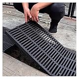 Abflussfilter für Badezimmer, Waschbecken und Wanne, 50 x 20 x 2 cm, Kunststoff-Abflussgitter für Regenwasser und Garage, langlebige Harzlösung für effizienten Wasserablauf