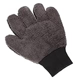 HANABASS Dicker Mikrofaser Autowaschhandschuh mit Fingern Ultrasanfte Reinigungshandschuhe für Kratzfreie Fahrzeugpflege und Vielseitige Anwendung bei Auto Hausreinigung
