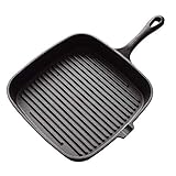 Pfanne Dicke Gusseisen Steak Pfanne Horizontal Streifen Frittiertopf Unbeschichteter Topf Induktionsherd Universal Gaskocher
