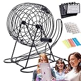Bingo-Maschinenkäfig, luxuriöses Bingo-Spielset, Lotterie-Kugelkäfig-Maschine | Bingo-Käfig-Birnenspiele für Spieleabende, Feiern und