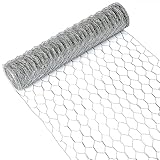 Kaninchendraht, 16M Hühnerdraht Drahtzaun, Sechseckgeflecht Hasendraht für Tiergehege und Kunsthandwerk