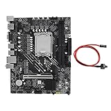 Komdndht B660 D4 Motherboard + Switch-Kabel UnterstüTzt 12Th 13Th CPU LGA1700 2XDDR4 RAM Slot HD+DP+VGA PCIE 16X SATA3.0 Motherboard