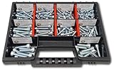 Zylinderkopfschrauben Sortiment M4-M5-M6 // 12mm-30mm 210 tlg. Schraubenbox DIN 912/ISO4762 Bolzen Vollgewindeschrauben Maschinenschrauben Gewindeschrauben Zylinderkopfschrauben