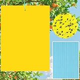 40pcs Gelbtafeln Klebrige Insektenfallen Gelbtafeln Kirschbaum Premium Gelbsticker Fliegenfalle Kirschmadenfalle Gelbsticker Trauermücken Gelbstecker Gegen Kirschfruchtfliege